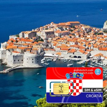 Sim Du Lịch Croatia 15 Ngày Tốc Độ Cao
